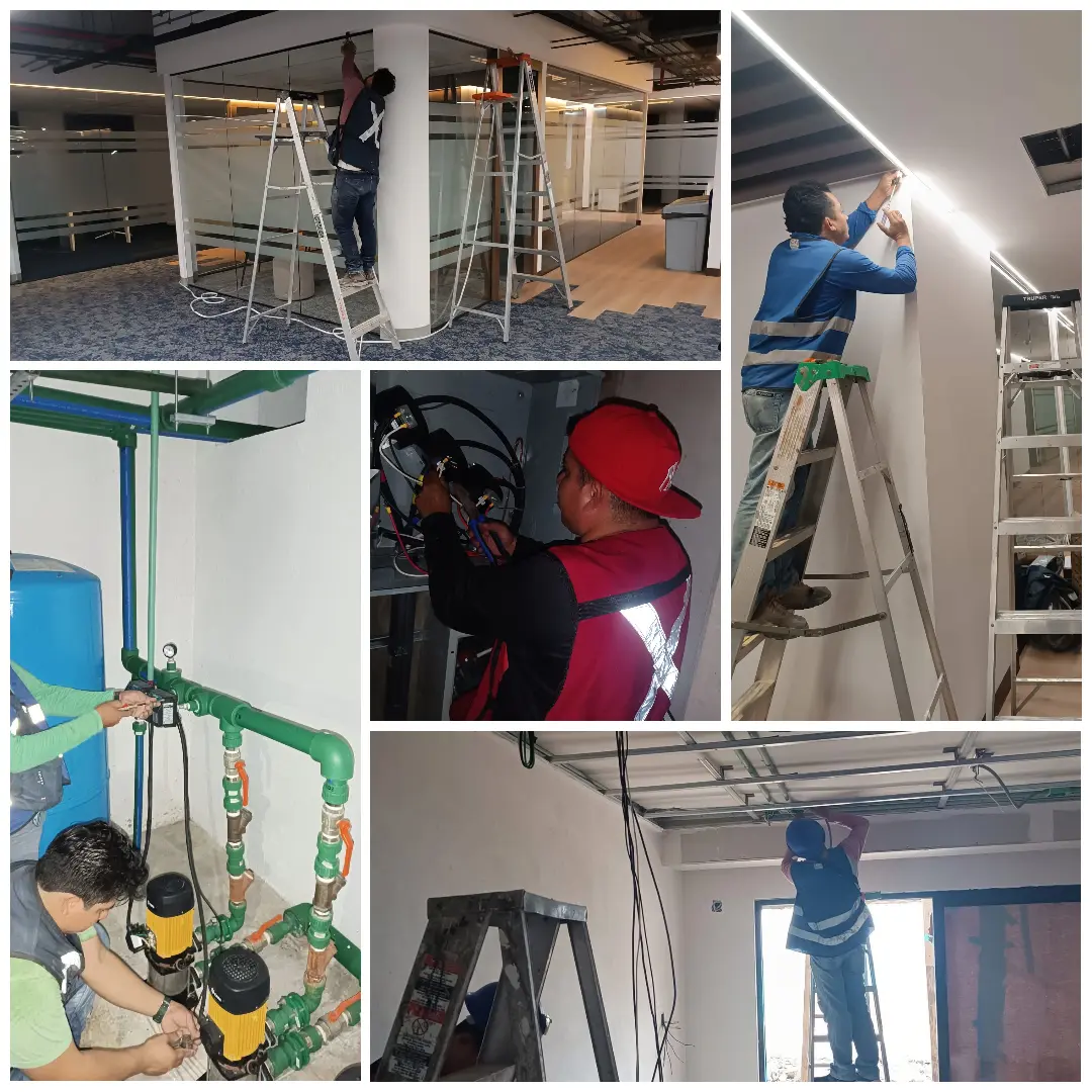 Quiénes somos trabajando plomeria y electricidad en Mexicali